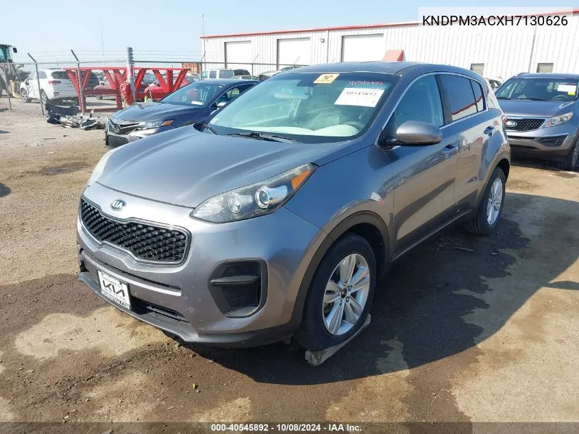 2017 Kia Sportage Lx VIN: KNDPM3ACXH7130626 Lot: 40545892