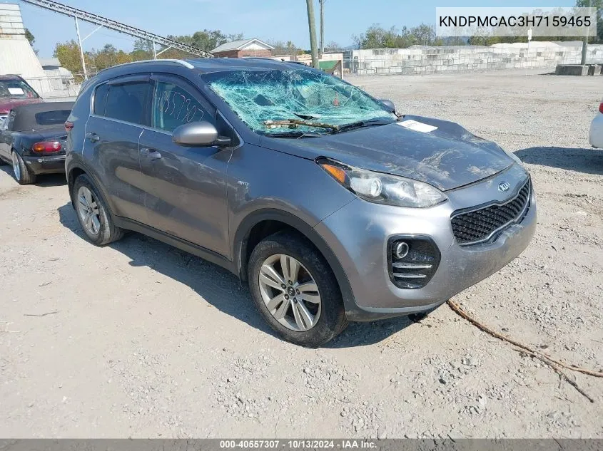 2017 Kia Sportage Lx VIN: KNDPMCAC3H7159465 Lot: 40557307