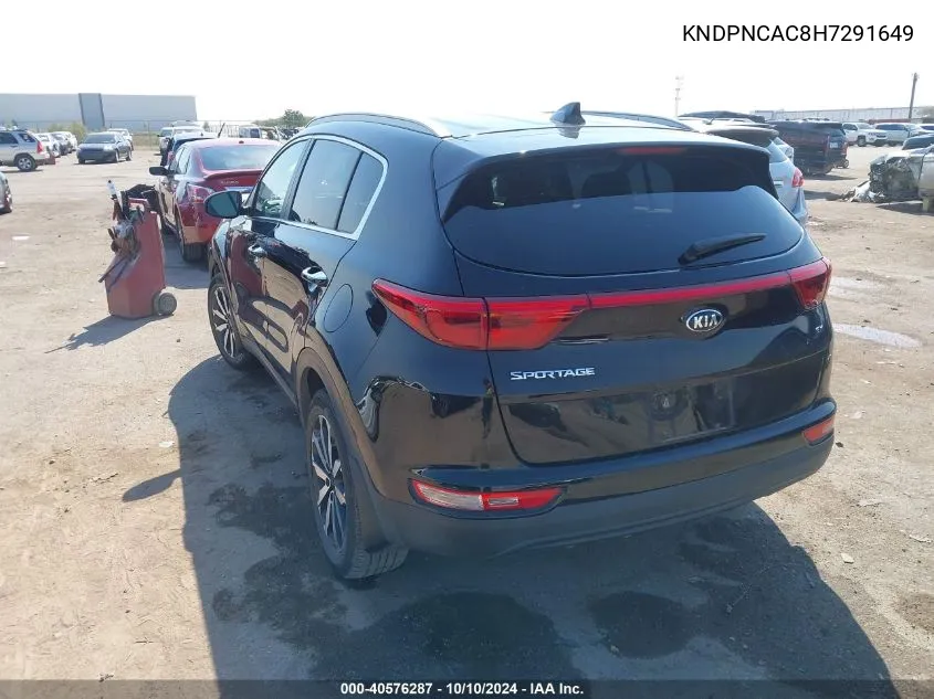 2017 Kia Sportage Ex VIN: KNDPNCAC8H7291649 Lot: 40576287