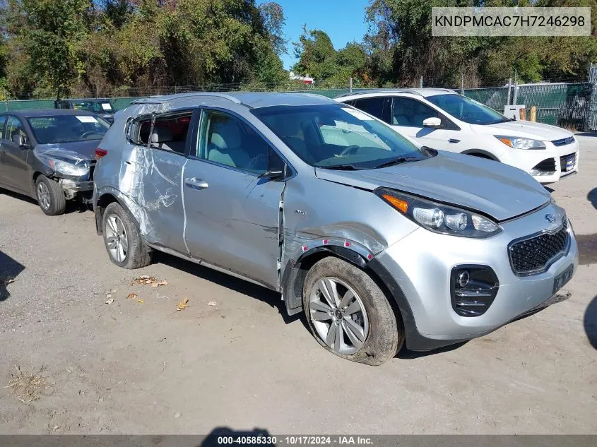 2017 Kia Sportage Lx VIN: KNDPMCAC7H7246298 Lot: 40585330