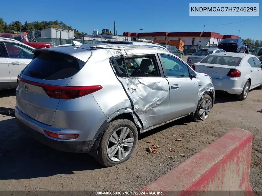 2017 Kia Sportage Lx VIN: KNDPMCAC7H7246298 Lot: 40585330