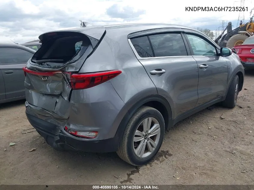 2017 Kia Sportage Lx VIN: KNDPM3AC6H7235261 Lot: 40595105