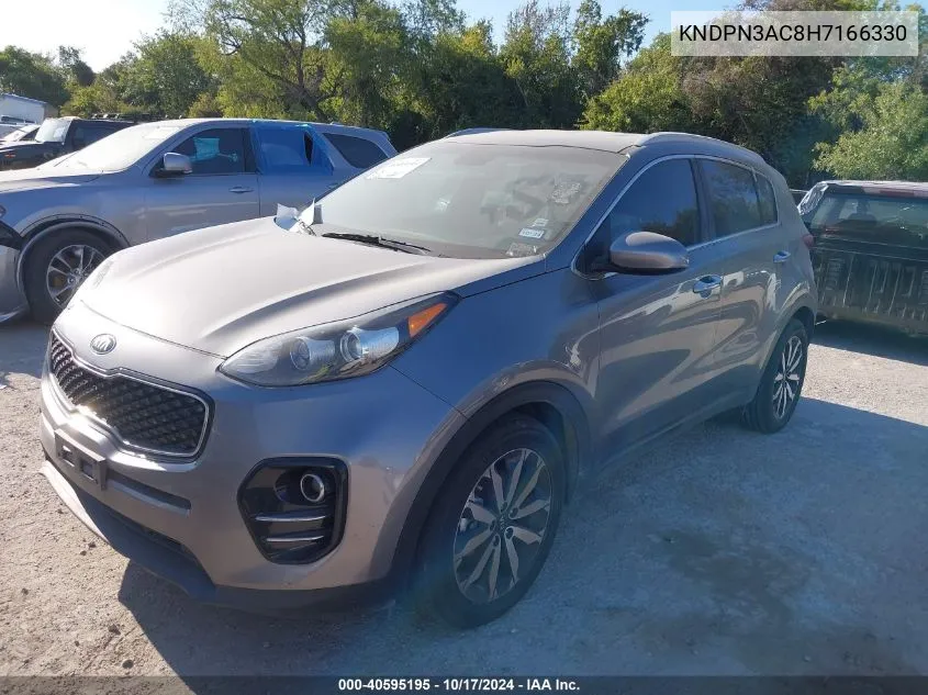 2017 Kia Sportage Ex VIN: KNDPN3AC8H7166330 Lot: 40595195