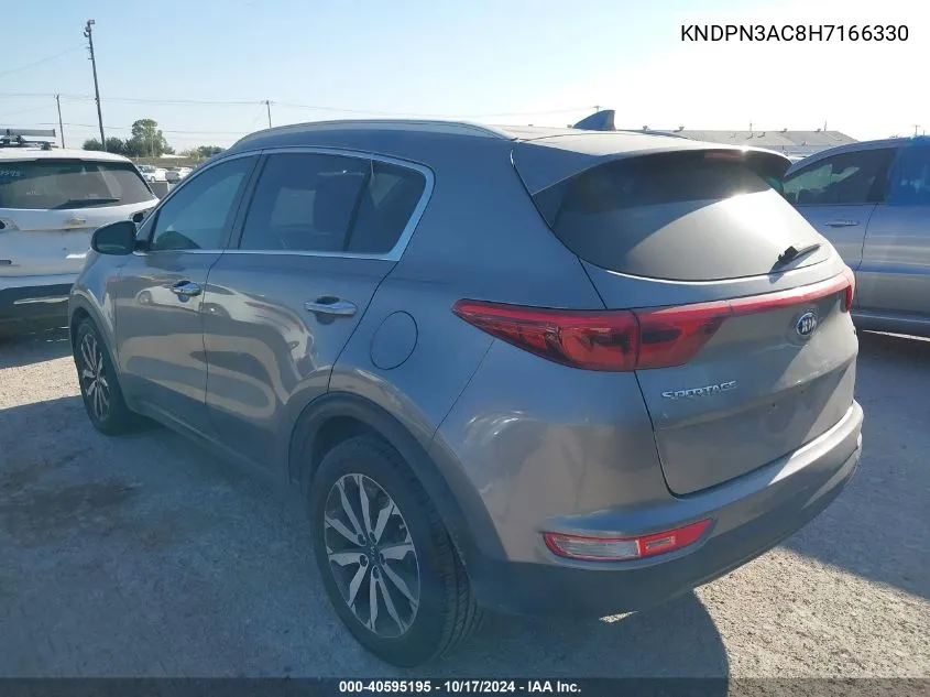 2017 Kia Sportage Ex VIN: KNDPN3AC8H7166330 Lot: 40595195