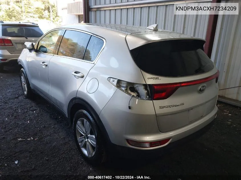 2017 Kia Sportage Lx VIN: KNDPM3ACXH7234209 Lot: 40617402