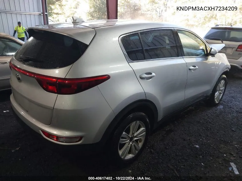 2017 Kia Sportage Lx VIN: KNDPM3ACXH7234209 Lot: 40617402