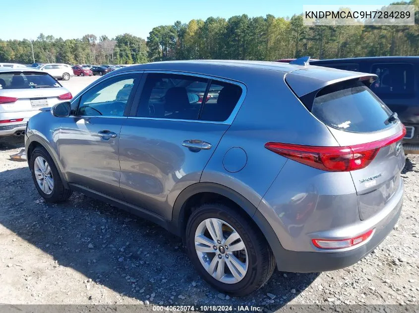 2017 Kia Sportage Lx VIN: KNDPMCAC9H7284289 Lot: 40625074