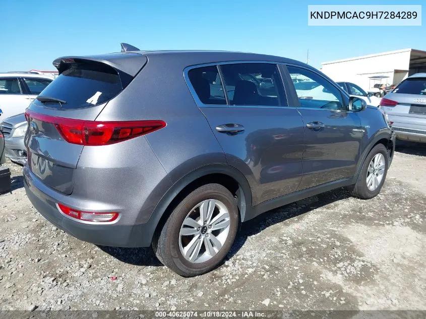 2017 Kia Sportage Lx VIN: KNDPMCAC9H7284289 Lot: 40625074