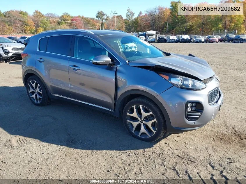 2017 Kia Sportage Sx Turbo VIN: KNDPRCA65H7209682 Lot: 40638060