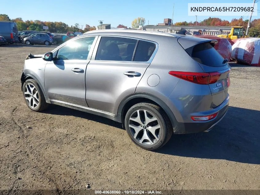 2017 Kia Sportage Sx Turbo VIN: KNDPRCA65H7209682 Lot: 40638060