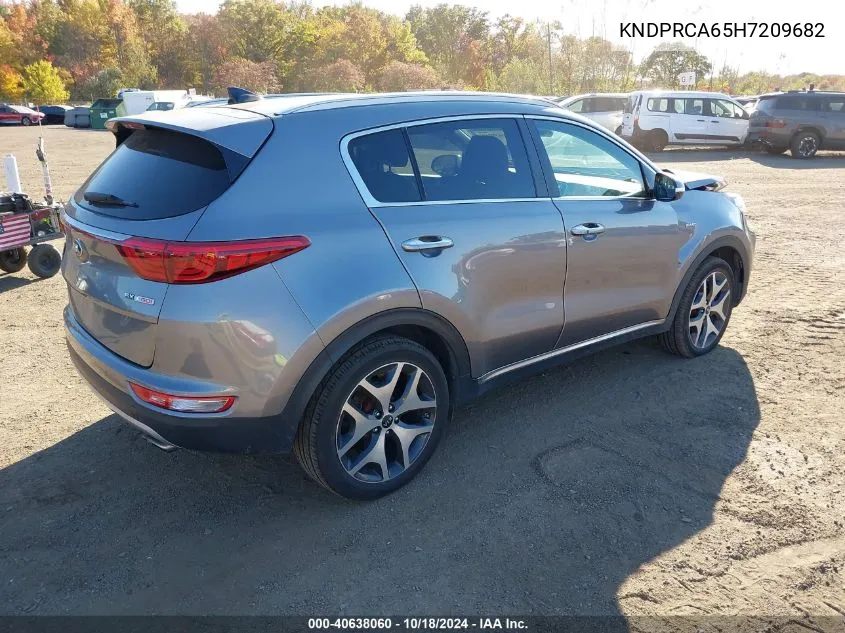 2017 Kia Sportage Sx Turbo VIN: KNDPRCA65H7209682 Lot: 40638060