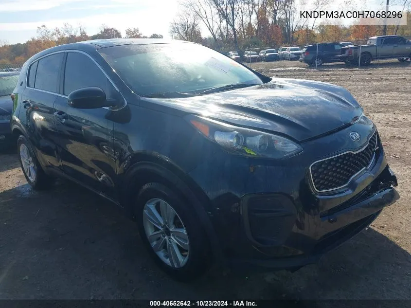 2017 Kia Sportage Lx VIN: KNDPM3AC0H7068296 Lot: 40652642