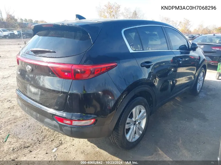 2017 Kia Sportage Lx VIN: KNDPM3AC0H7068296 Lot: 40652642