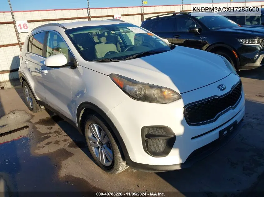 2017 Kia Sportage Lx VIN: KNDPM3ACXH7285600 Lot: 40783226