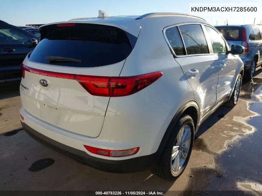 2017 Kia Sportage Lx VIN: KNDPM3ACXH7285600 Lot: 40783226