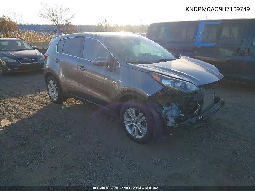 2017 Kia Sportage Lx VIN: KNDPMCAC9H7109749 Lot: 40785770