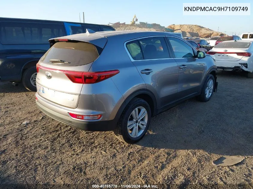 2017 Kia Sportage Lx VIN: KNDPMCAC9H7109749 Lot: 40785770