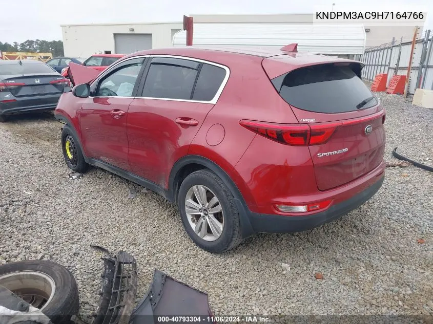 2017 Kia Sportage Lx VIN: KNDPM3AC9H7164766 Lot: 40793304