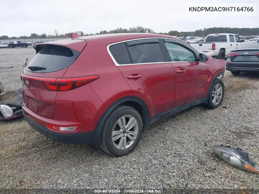 2017 Kia Sportage Lx VIN: KNDPM3AC9H7164766 Lot: 40793304