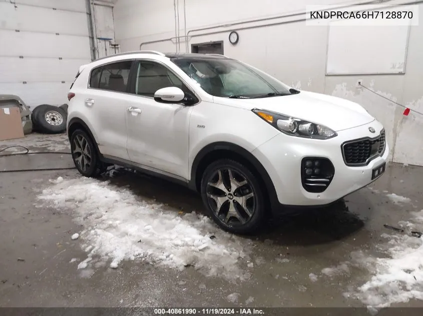 2017 Kia Sportage Sx Turbo VIN: KNDPRCA66H7128870 Lot: 40861990