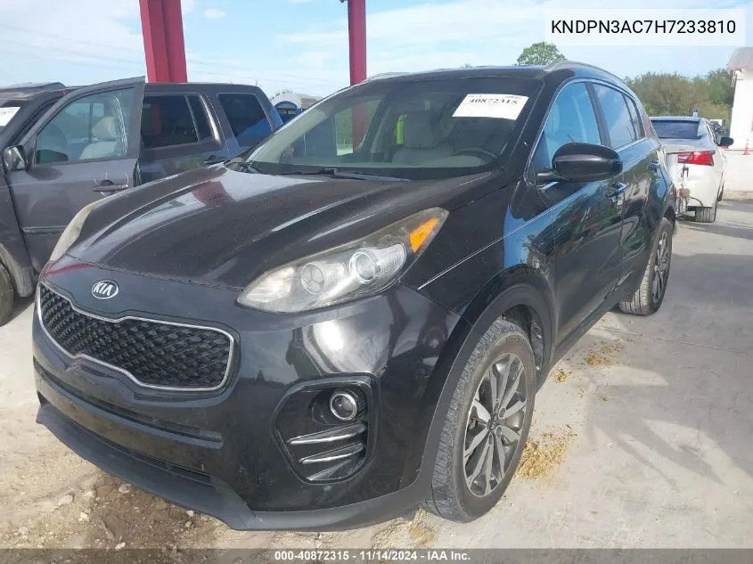 2017 Kia Sportage Ex VIN: KNDPN3AC7H7233810 Lot: 40872315