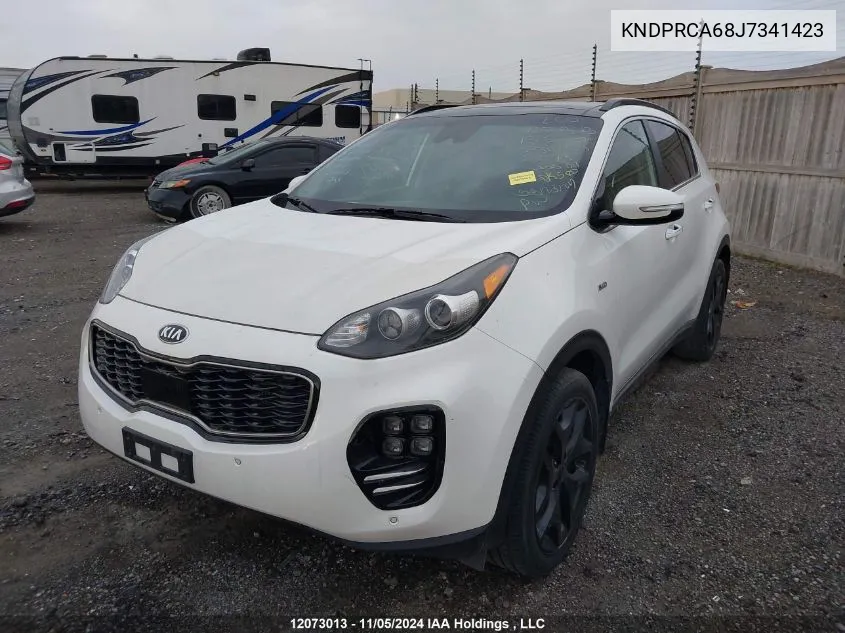 2018 Kia Sportage VIN: KNDPRCA68J7341423 Lot: 12073013