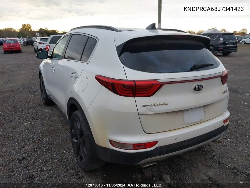 2018 Kia Sportage VIN: KNDPRCA68J7341423 Lot: 12073013