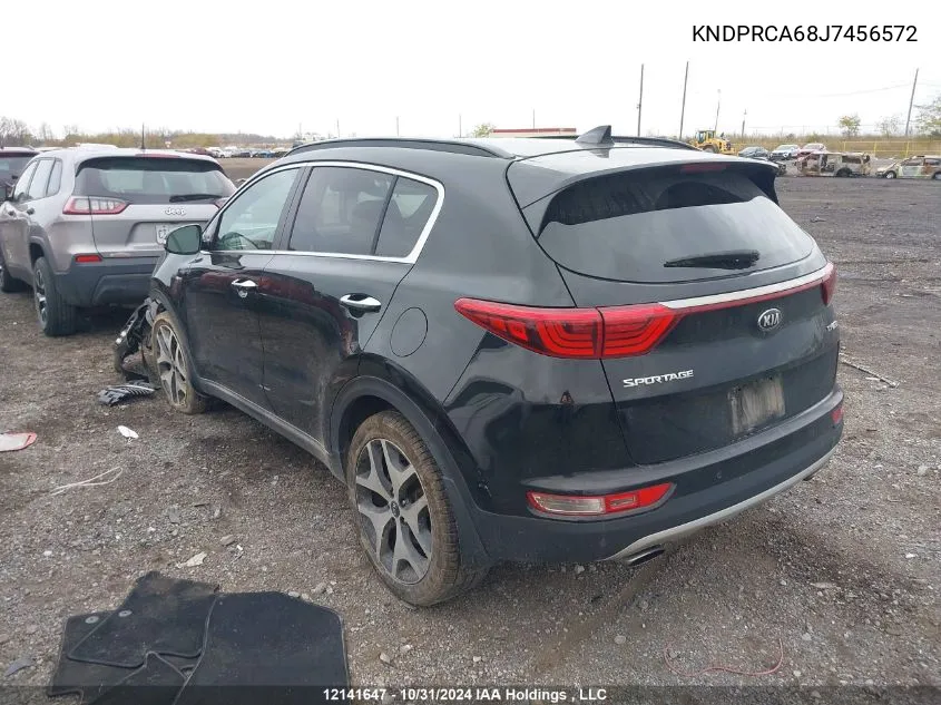 2018 Kia Sportage VIN: KNDPRCA68J7456572 Lot: 12141647