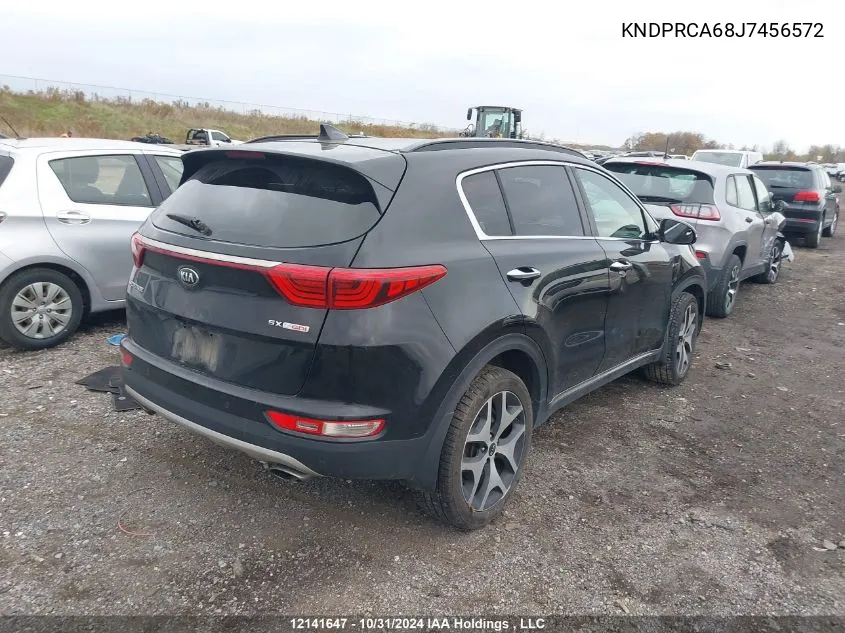 2018 Kia Sportage VIN: KNDPRCA68J7456572 Lot: 12141647