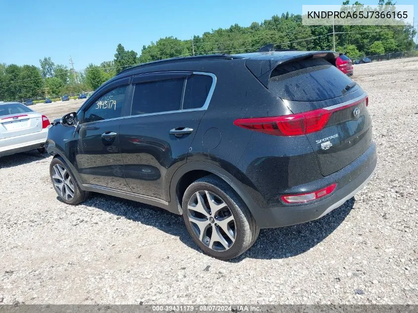 KNDPRCA65J7366165 2018 Kia Sportage Sx Turbo