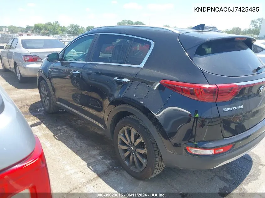 KNDPNCAC6J7425435 2018 Kia Sportage Ex