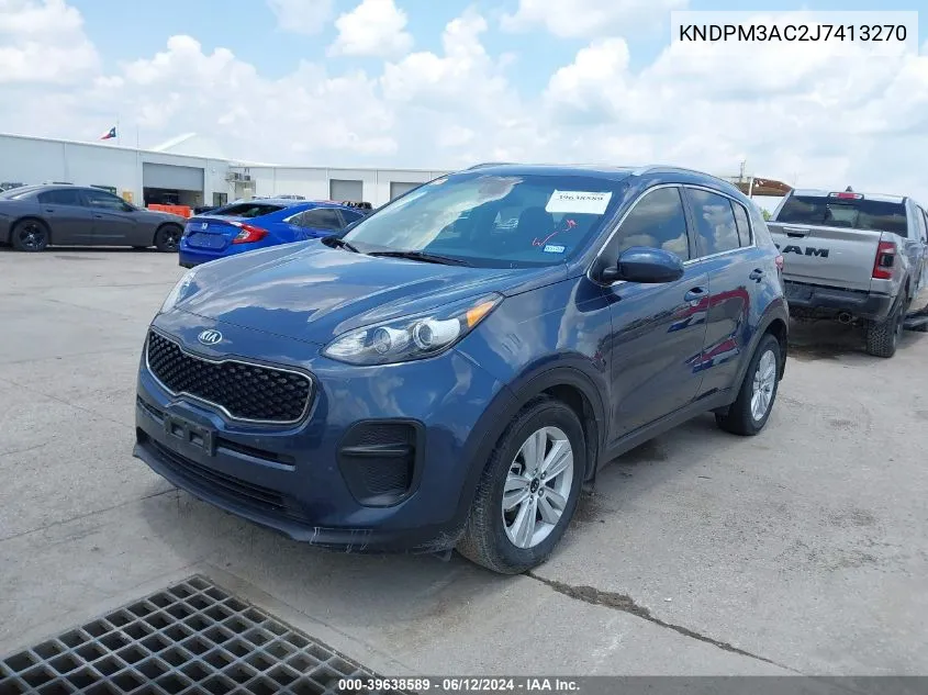 KNDPM3AC2J7413270 2018 Kia Sportage Lx