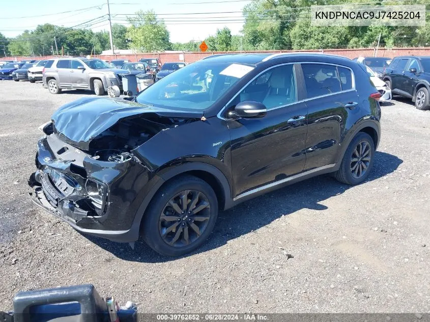 2018 Kia Sportage Ex VIN: KNDPNCAC9J7425204 Lot: 39762652