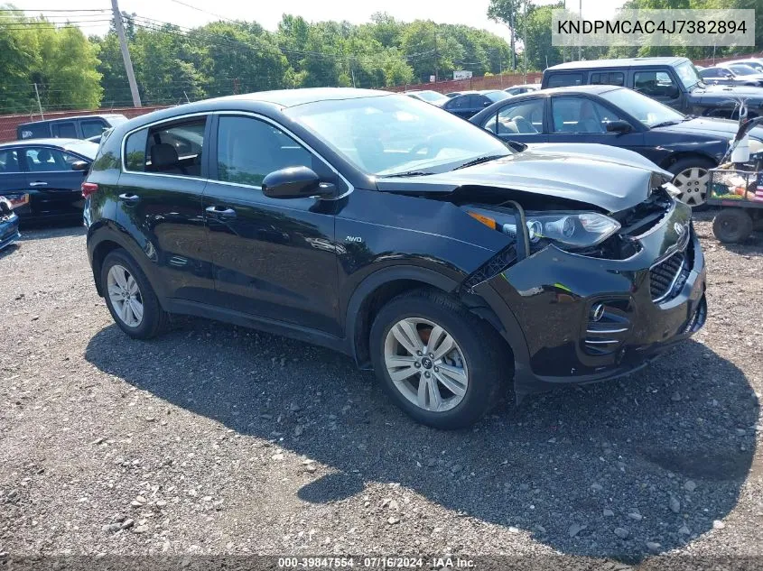 KNDPMCAC4J7382894 2018 Kia Sportage Lx