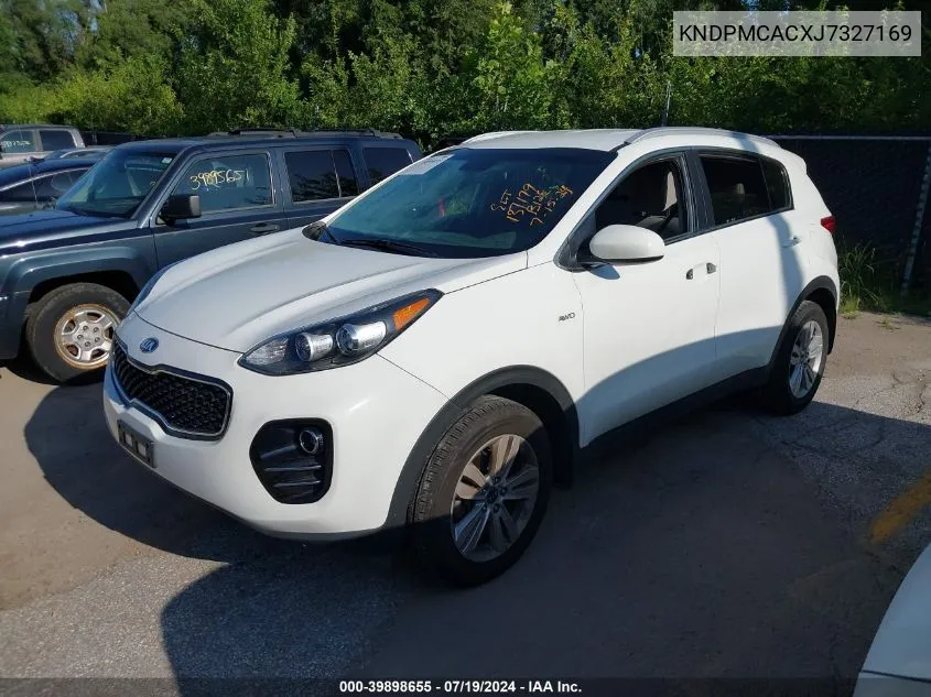 2018 Kia Sportage Lx VIN: KNDPMCACXJ7327169 Lot: 39898655