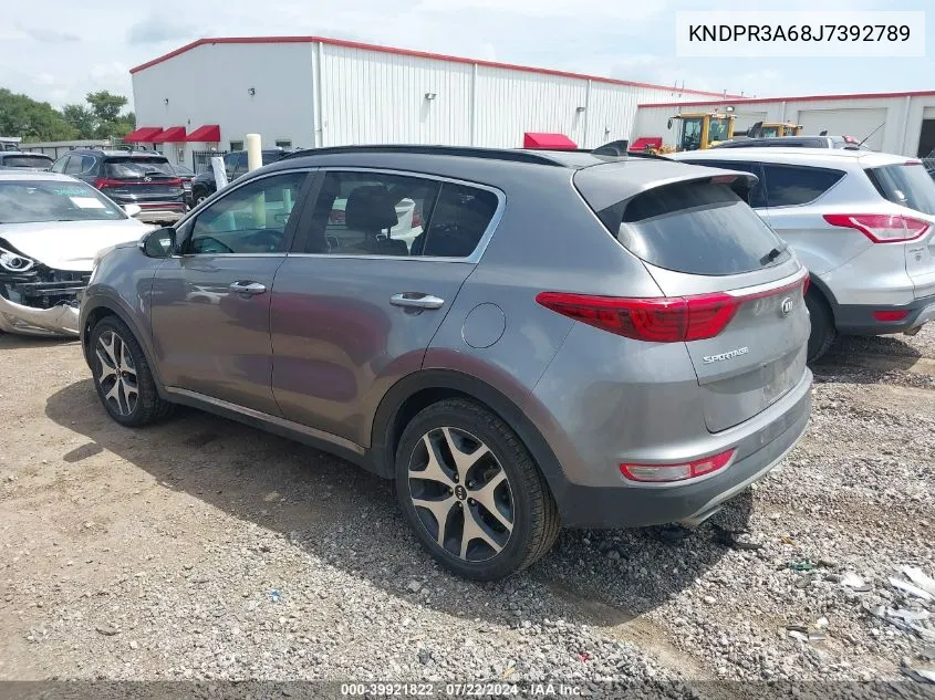 2018 Kia Sportage Sx Turbo VIN: KNDPR3A68J7392789 Lot: 39921822