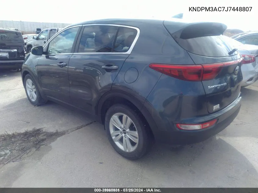 KNDPM3AC7J7448807 2018 Kia Sportage Lx