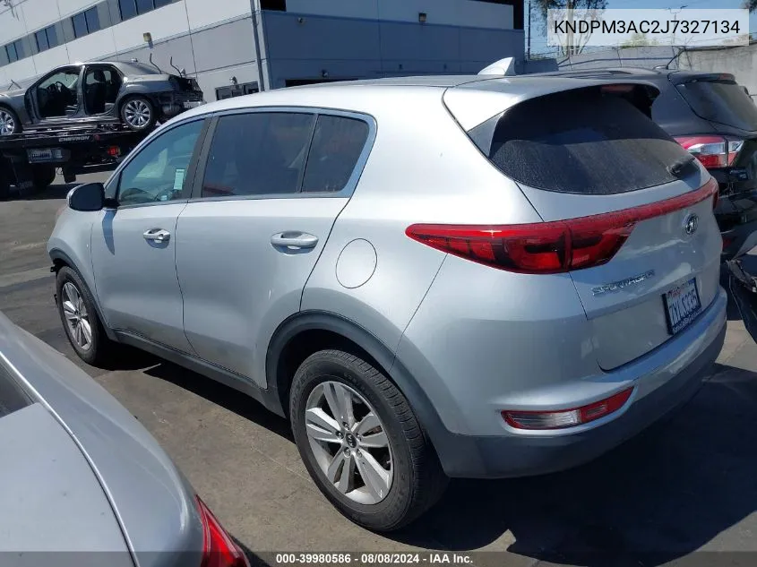 2018 Kia Sportage Lx VIN: KNDPM3AC2J7327134 Lot: 39980586