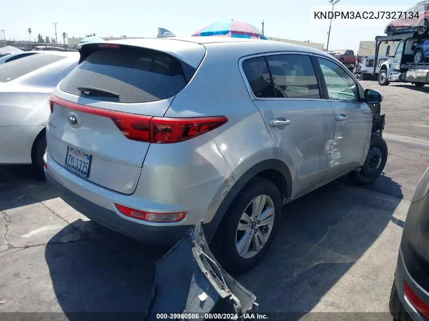 2018 Kia Sportage Lx VIN: KNDPM3AC2J7327134 Lot: 39980586