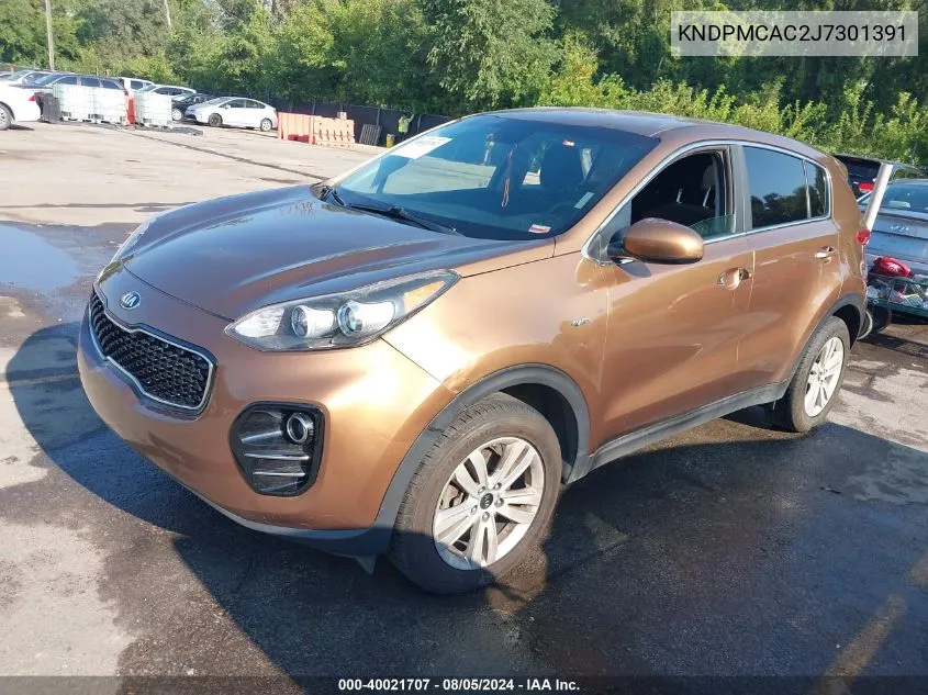 KNDPMCAC2J7301391 2018 Kia Sportage Lx