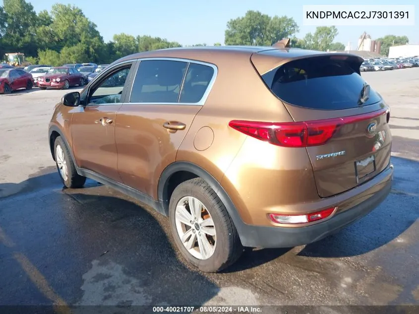 KNDPMCAC2J7301391 2018 Kia Sportage Lx