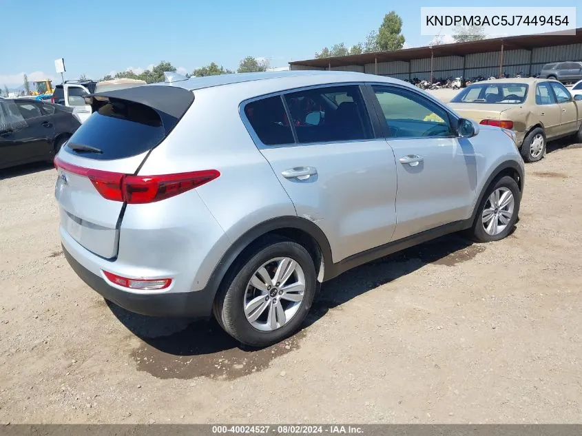 KNDPM3AC5J7449454 2018 Kia Sportage Lx