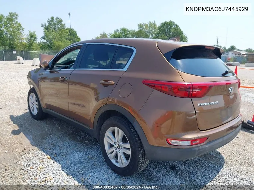 KNDPM3AC6J7445929 2018 Kia Sportage Lx