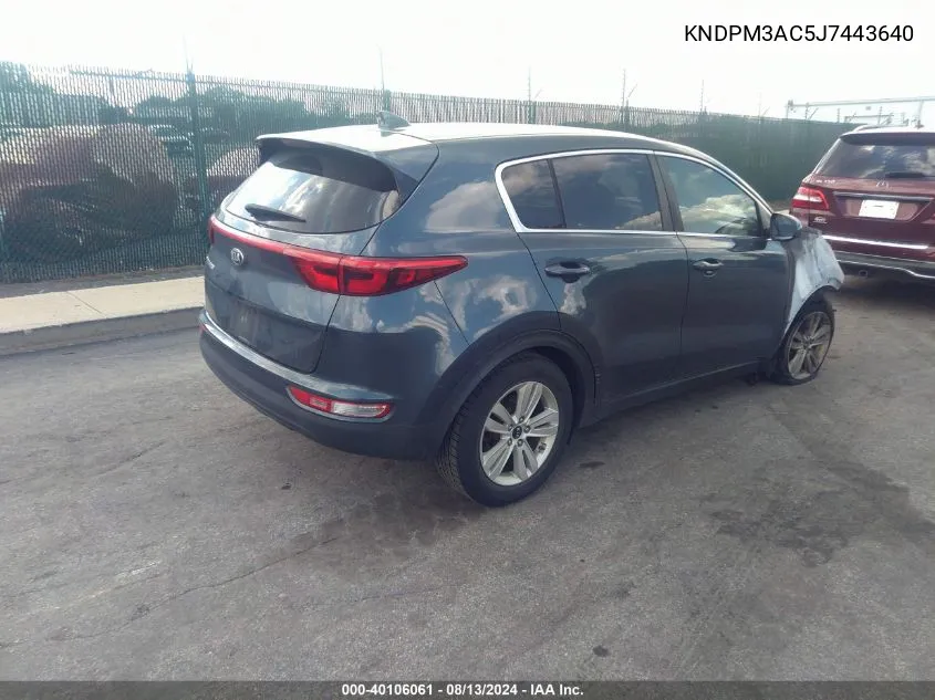 KNDPM3AC5J7443640 2018 Kia Sportage Lx