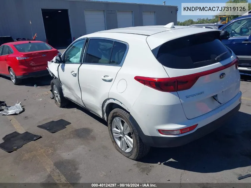 KNDPMCAC7J7319126 2018 Kia Sportage Lx