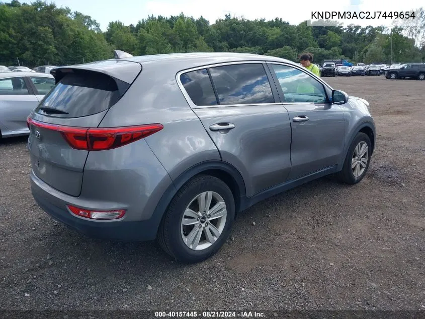 KNDPM3AC2J7449654 2018 Kia Sportage Lx