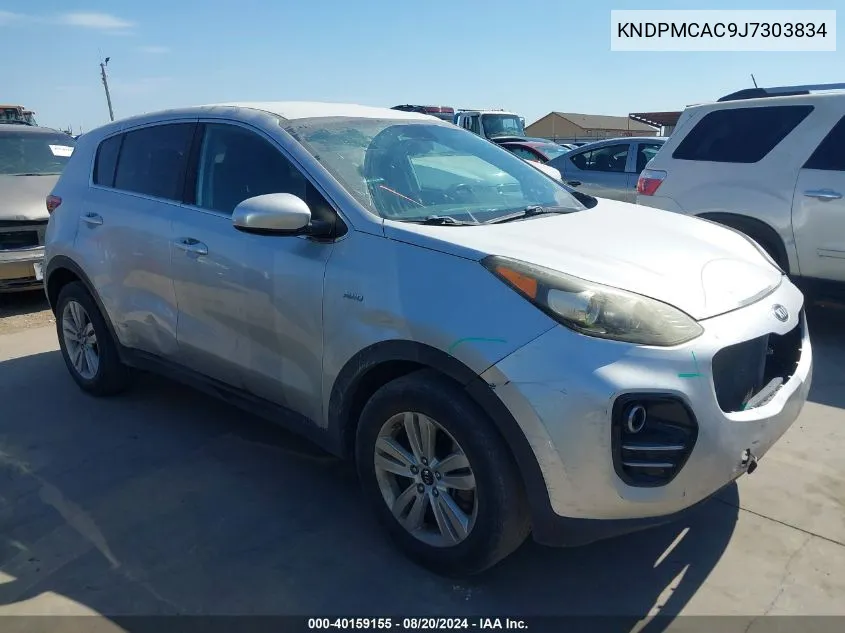 KNDPMCAC9J7303834 2018 Kia Sportage Lx