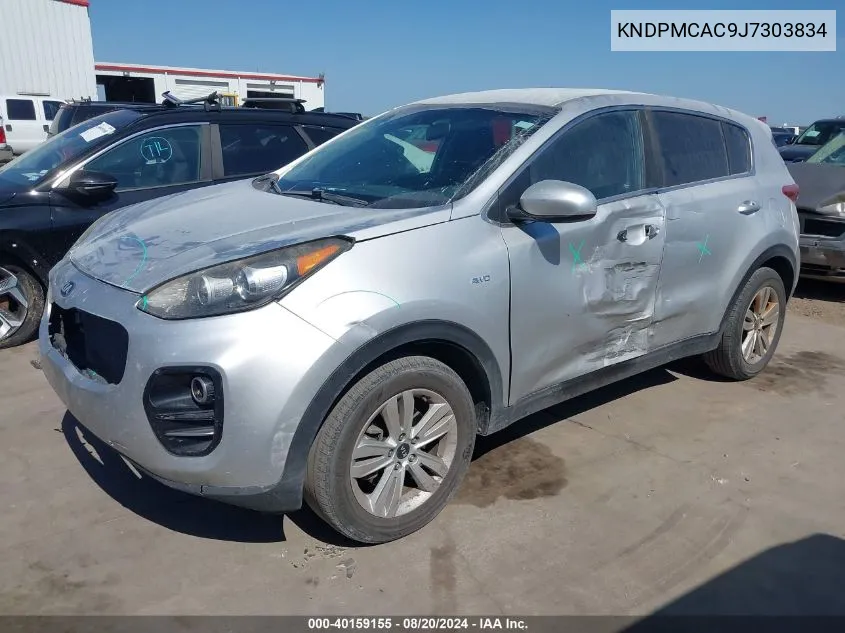 KNDPMCAC9J7303834 2018 Kia Sportage Lx