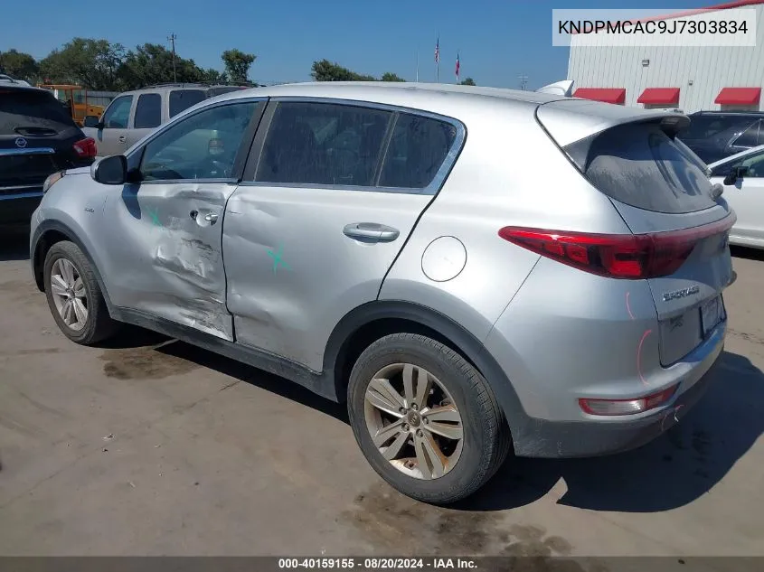 KNDPMCAC9J7303834 2018 Kia Sportage Lx