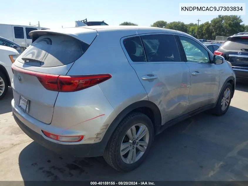 KNDPMCAC9J7303834 2018 Kia Sportage Lx